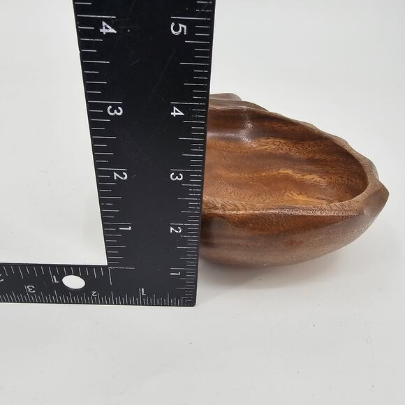 Vintage Genuine Monkey Pod Wood Hand Crafted Pineapple Dish Philippines - Picture 6 of 11